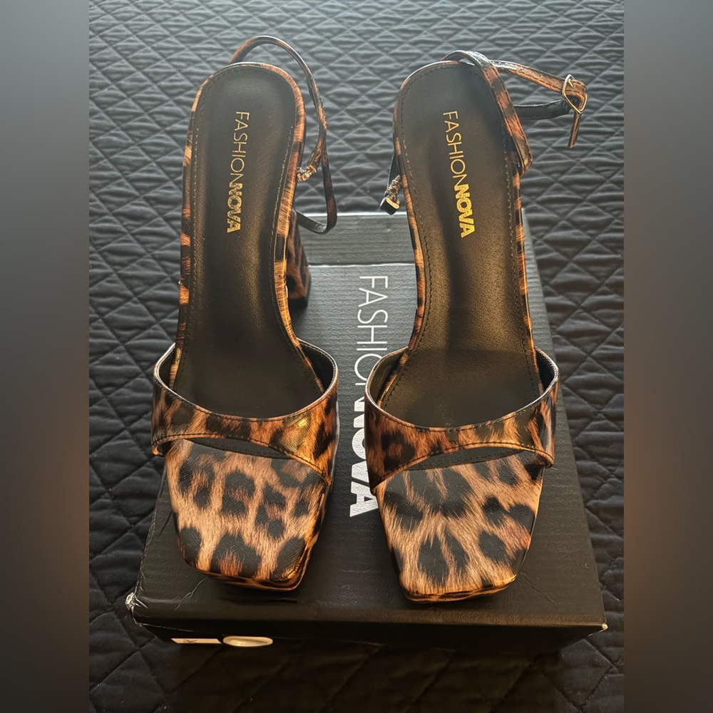 Fashion Nova Leopard Print Women's Heels